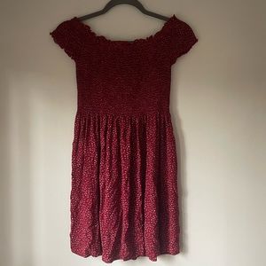 brandy melville red dress